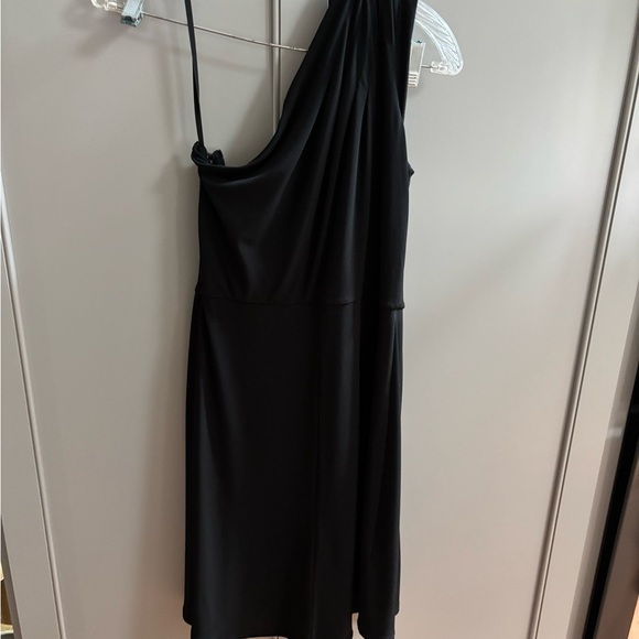 Max & Cleo Black Asymmetrical One Shoulder Cocktail Dress - Picture 5 of 5